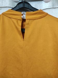 Beautiful Yellow Cutwork Top