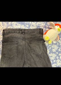 Charcoal Straight Jeans Women