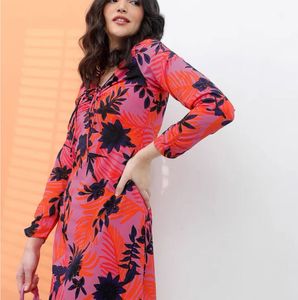 🔥New Tropical Tie Up Dress🔥