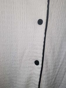 Shein Elegant white Shirt Dress