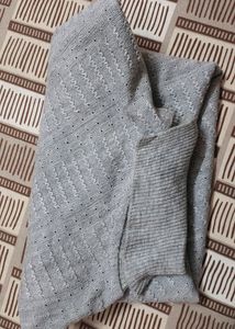 Grey Colour Ponchu