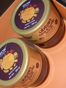 Wow Ubtan Face And Body  Pack &amp; Scrub