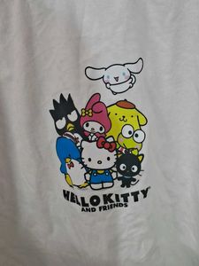 Baby Pink And White Sanrio Crop Top