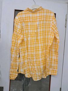 Yellow Plaid Shirt