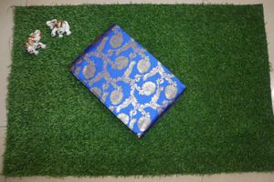 Royal Blue Banarasi Silk Saree