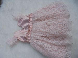 Cute Pink Lace Baby Dress
