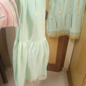 designer sharasa suit...heavy flair ..elegant work