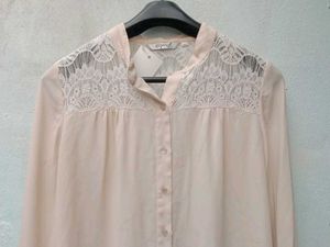 New With Tag Korean Beige Asthetic Art Shirt