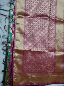Multicolored Banarasi Silk Saree