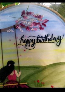 Handmade Birthday Embroidery