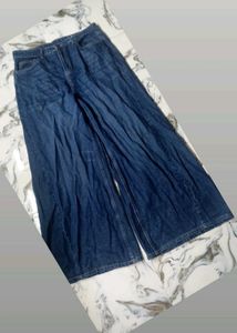 Wide Leg Denim Jeans