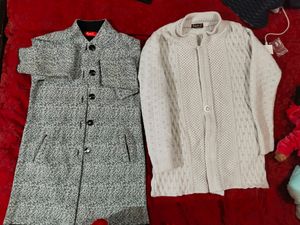 Cardigan And Coat Combo