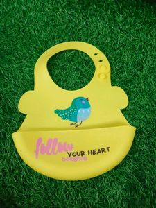 Cute Yellow Baby Bib