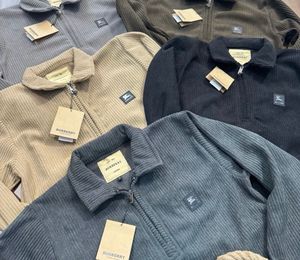 Burberry Black Corduroy Sweatshirt