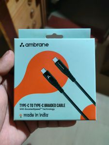 Ambrane 60W / 3A Fast Charging Braided Cable