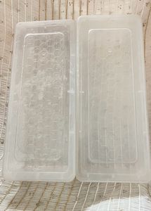 2 Pics fridge storage Box