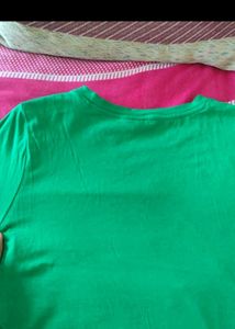 Green H&amp;M Basic T-Shirt
