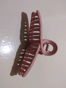 Pink Twist Hair Claw Clip