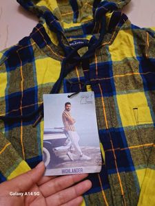 Hooded Checkered Shirt