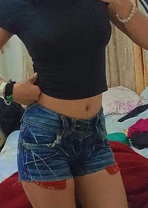 Denim Cut-Off Shorts