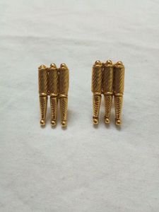 Matte Golden Finish 3 Combo Earrings Collections