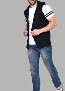Hoodie with Short Sleeves