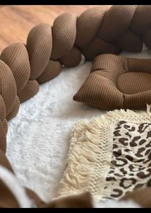 Baby Nest Bed Braided Brown Newborn