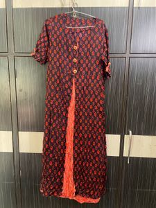Kurta Style Long Gown