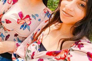 Flower Print Top