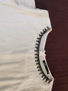 Y2k Off White Top