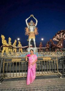 Pink Ethnic Saree