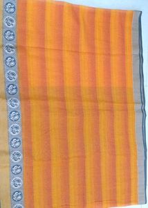 Orange vintage type  saree