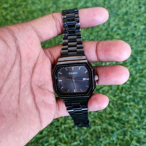 Casio Vintage Analog watch | Standard Black