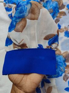 Blue Floral Print Shirt 💙