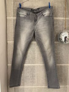 Grey Wash Skinny Jeans