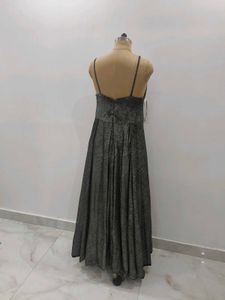 Elegant Gray Maxi Dress