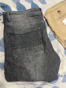 Gray Denim Jeans