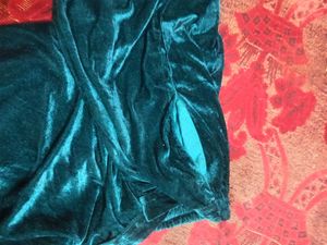 party wear winter Velvet Kurti Set