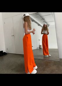 Orange Relaxed Fit Track Pant🧡