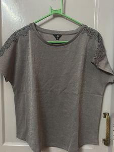 Shimmer Grey Top