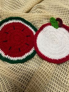 Crochet Fruit Coasters