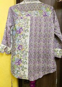 Floral Print Tunic Top