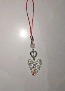 Cute Bow & Heart Phone And Bag Charm ✨🎀🩷