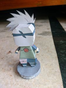Anime Naruto Shippuden Kakashi Chibi Figurine(Pape