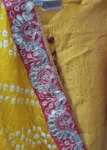 Elegant Yellow Kurta with Dupatta