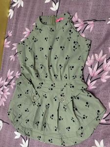 Olive Sleeveless Top
