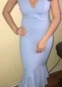 sky blue bodycupid dress
