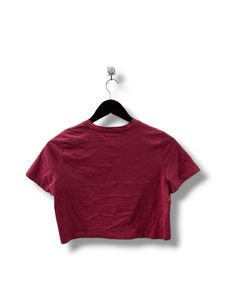 &#39;Only&#39; Branded Red Cute Crop Top