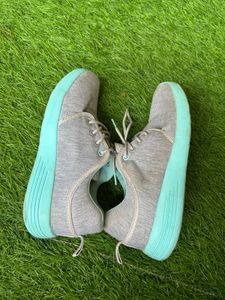 Grey Blue Shoes
