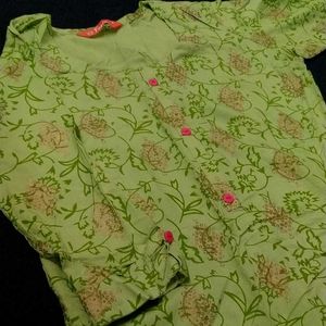 Kurta Pista Green